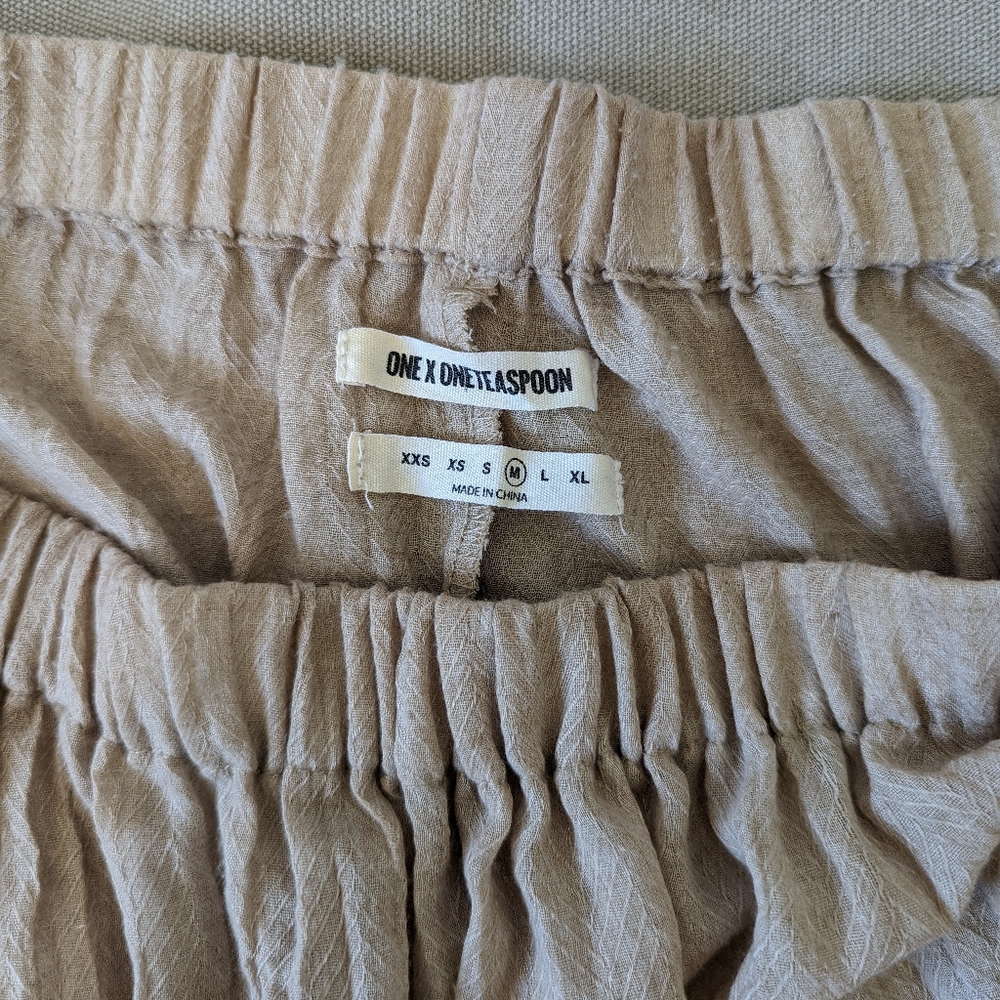 One Teaspoon Oakwood Sugar Off-the-Shoulder Peasant Blouse | Size M - Picture 7 of 8